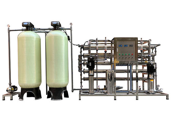 فروش گرم 2000L/H تصفیه آب کارخانه تصفیه آب صنعتی سیستم اسمز معکوس فیلتر آب آشامیدنی