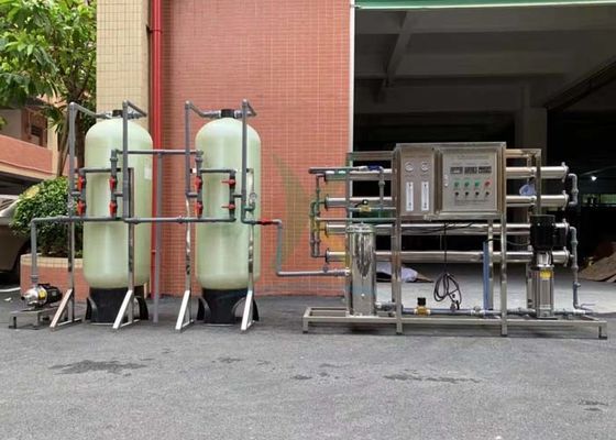 فروش گرم 2000L/H سیستم اسمز معکوس تصفیه آب صنعتی آب آشامیدنی فیلتر تصفیه آب