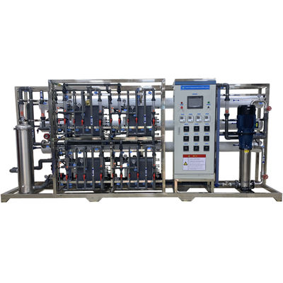 دستگاه تصفیه آب تصفیه آب 12000L/H RO EDI دستگاه تصفیه کننده فوق العاده خالص سیستم اسمز معکوس