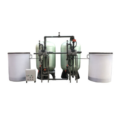 15000L/H FRP مخزن تصفیه آب تصفیه خانه تصفیه آب سیستم نرم کننده آب فیلتر تصفیه آب پیش تصفیه